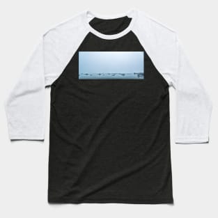 Foggy Morning at Prospect Harbor Baseball T-Shirt